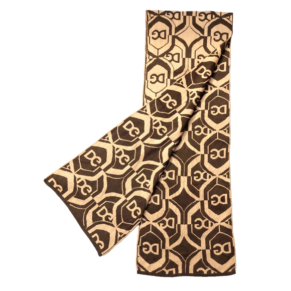 Dolce & Gabbana Brown &Tan Reversible Scarf Pre-owned - Picture 6 of 16